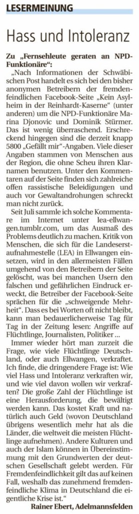 Schwaebische Post 05-11-15