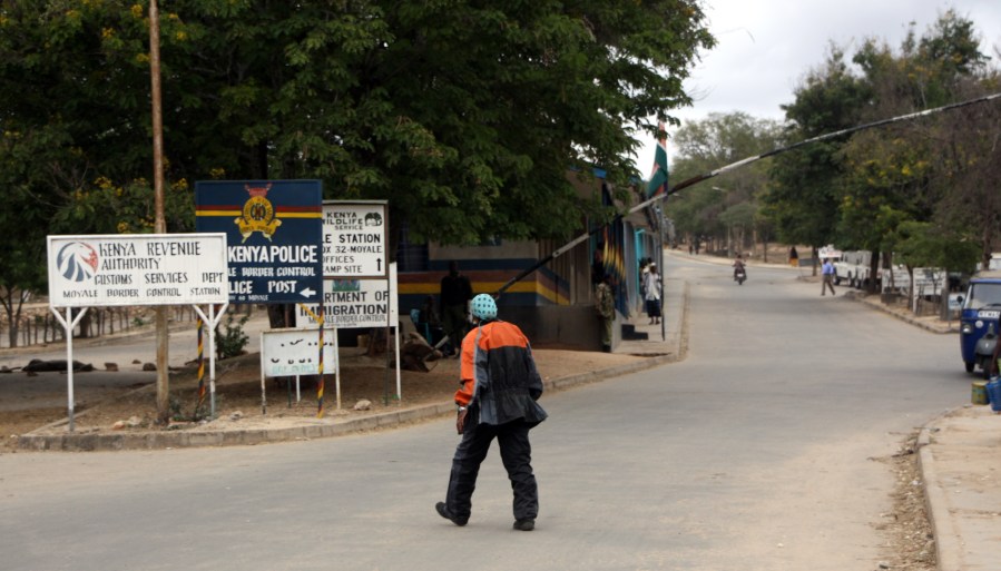 Ethiopian-Kenyan border at Moyale
